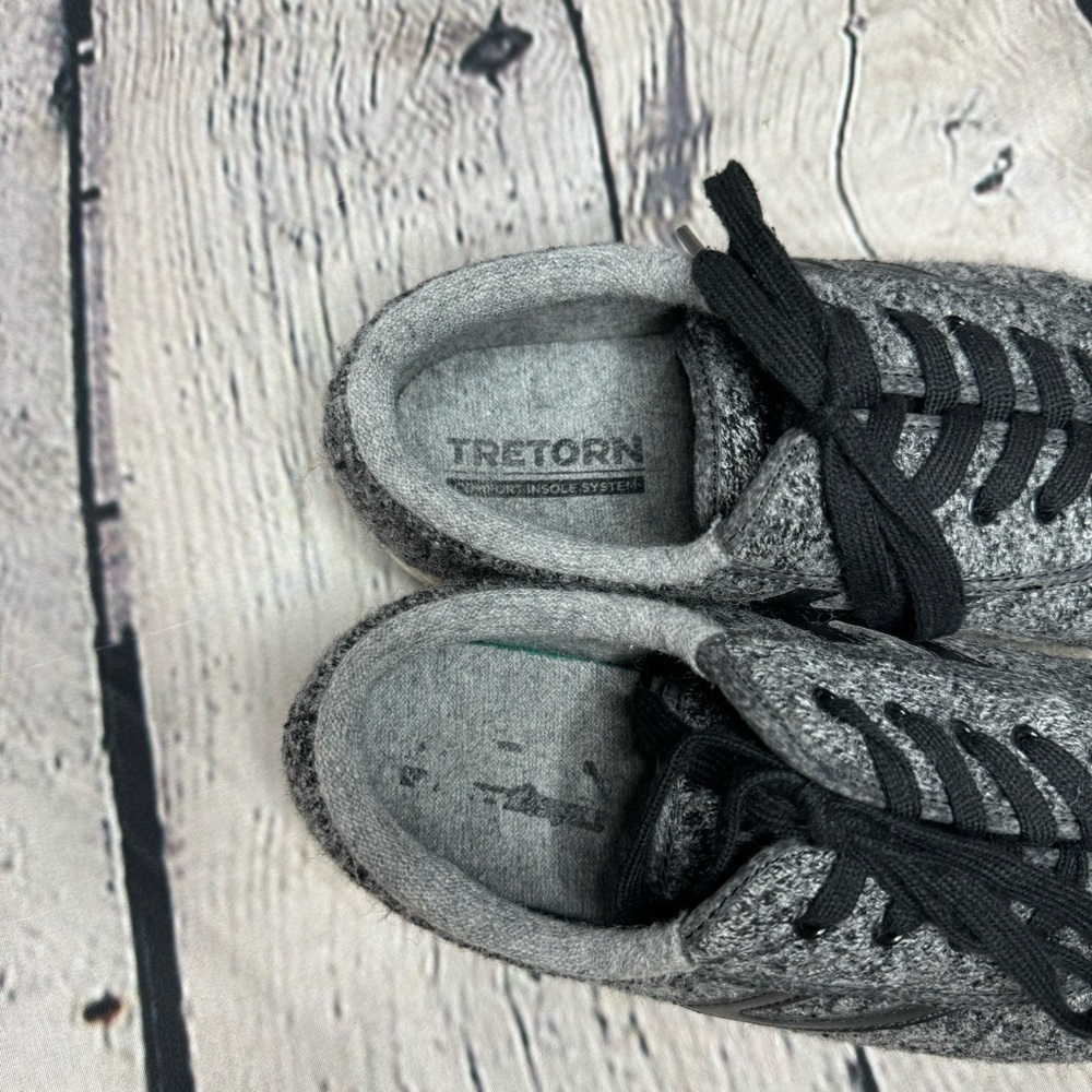 Tretorn Gray and Black Sneakers - Picture 9 of 11